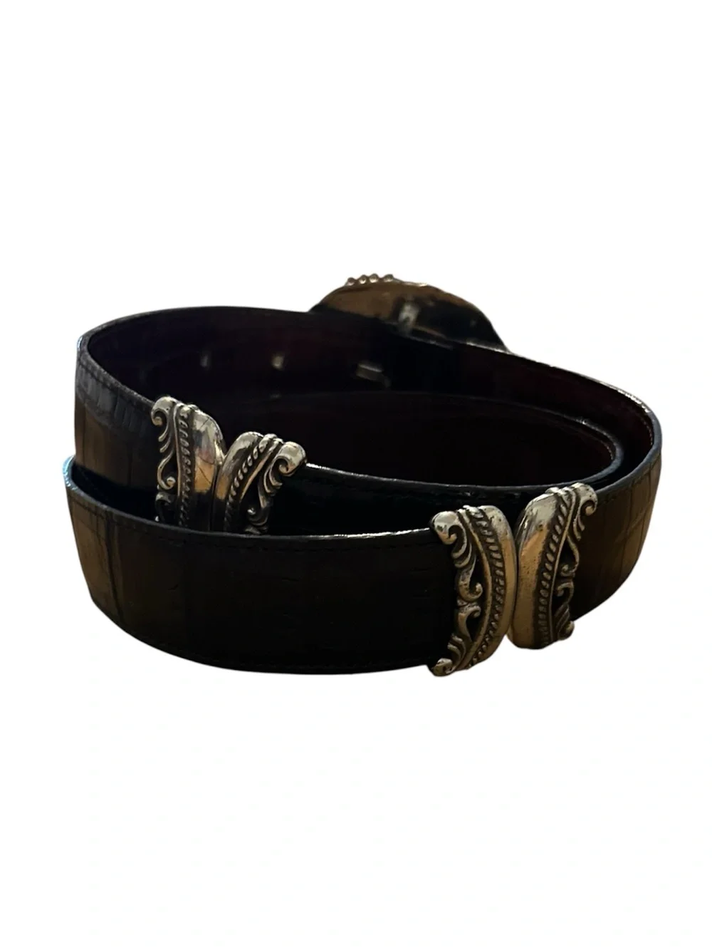 Vintage Brighton Reversible Leather Belt